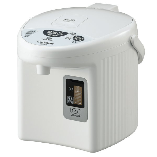 灯かりポット 象印 パソコン沸とう電動ポット 1.4L 蒸気船救い上げる 喫茶店ドリップ給湯 自動小銃給湯鍵を掛ける ポット パソコン ZOJIRUSHI CD-KG14-WA CD-KG14 CDKG14
