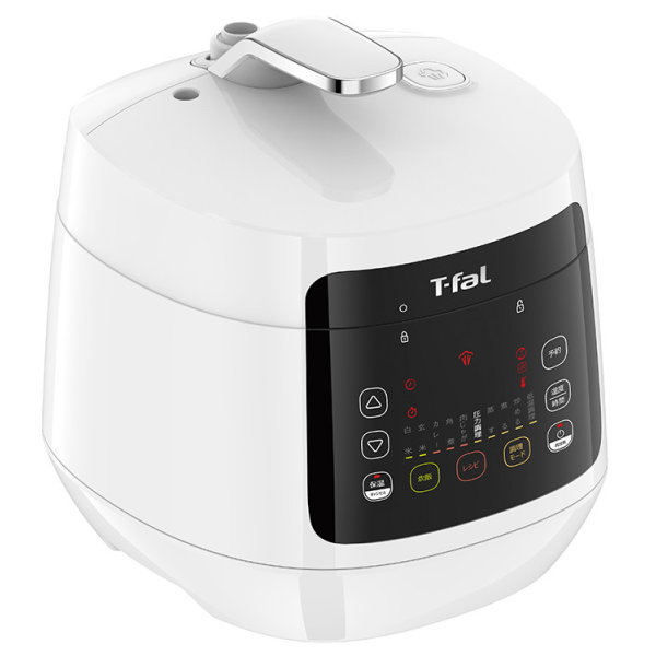 ティファール ラクラ クッカー 電力圧力鍋 容量3l 2 4人分 圧力鍋 圧力調理 炒める 煮る 蒸す 炊飯4合まで 保温 自動 電気圧力鍋 小型 コンパクト 予約調理 低温調理 蒸し台 炊飯カップ付き 電気鍋 手軽 簡単 時短 T Fal Cy3501jp レビュー高評価のおせち贈り物