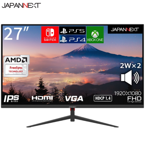 楽天市場】43インチ FHD IPSパネル搭載 液晶モニター JAPANNEXT JN