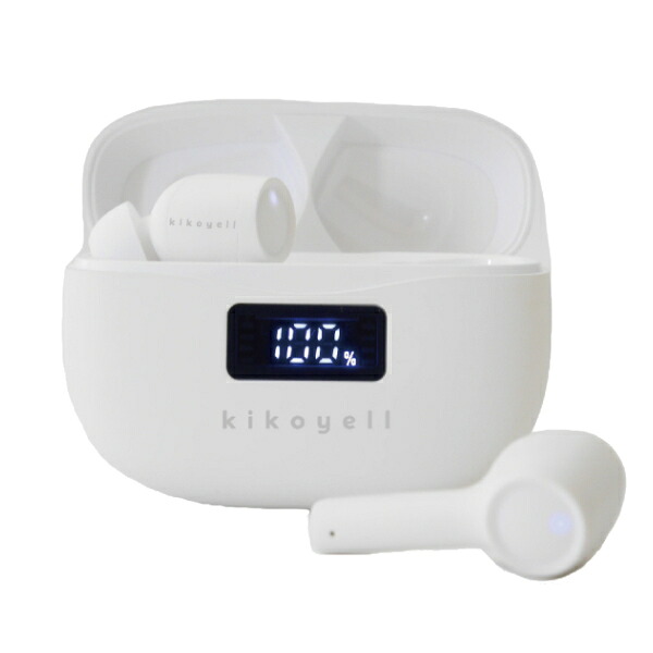 きこえーる 集音器 高齢者 ワイヤレス イヤホンワイヤレスイヤホン機能付きダイナミック型 Bluetooth きこエール KE-SH1SWH KE-SH1 ホワイト 9,865円