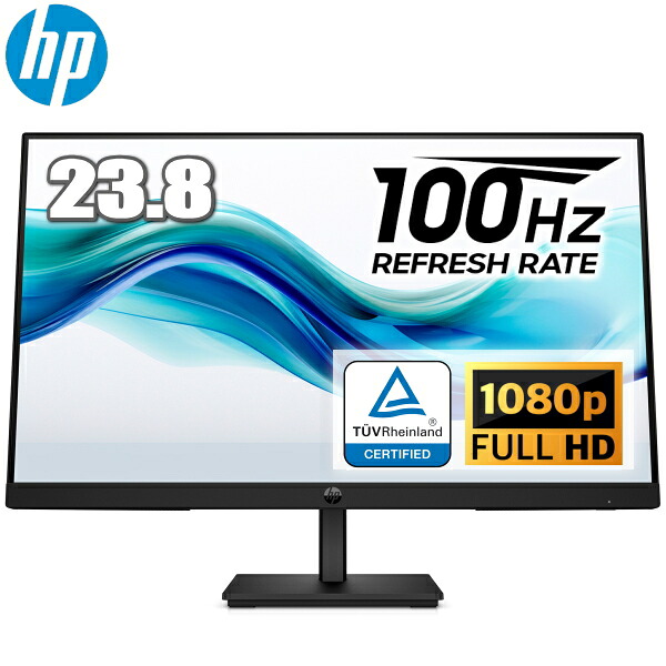 【3年引き受ける】HP 23.8in 液晶管する Series 3 Pro 324pf IPS 盛りだくさん固定ディスク リフレッシュ割り合い100サイクル 青色点火装置助け出す HDMI VGA DisplayPort チルト 管する 23.8 23.8型 9U5J5UT#ABJ 新品 完全無欠