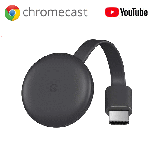 【新型 第3世代】Google Chromecast チャコールグレー クロームキャスト 3　Chromecast3 お持ちの端末からテレビにエンターテイメントをストリーミング！ iPhone iPad Android 搭載のスマートフォンやタブレット、Mac または Windows搭載のパソコンで操作　GA00439-JP