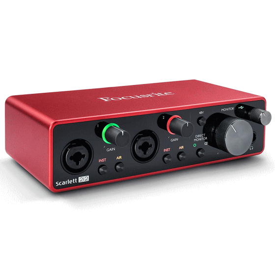 楽天市場 在庫あり Focusrite Scarlett フォーカスライト Usbオーディオインターフェイス バンドルパック マイク ヘッドホン レコーディング 録音 音声入力 Pc 軽量 2i2 Studio Pack Gen3 マイクプリアンプ Tryx3楽天市場店