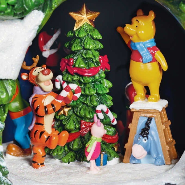 ディズニー クリスマスツリー ローティングトレイン 45cm ライト点灯 クリスマスソング8曲 汽車が走る クリスマス 飾り オブジェ 置物 おしゃれインテリア 光る Disney ミッキー ミニー プルート プーさん グーフィー ドナルド デイジー ダンボ Amunche Tv