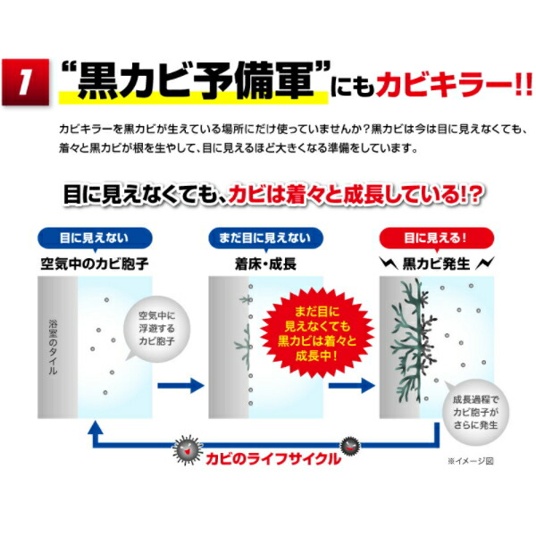 カビキラー 特大サイズ 3本パック 5分で根に効く 1000g 1000g×2 Johnson ScJohnsn お風呂 カビ取り カビ取り剤  カビ対策 ジョンソン 本体 詰替 黒カビ 最大75％オフ！ 3本パック