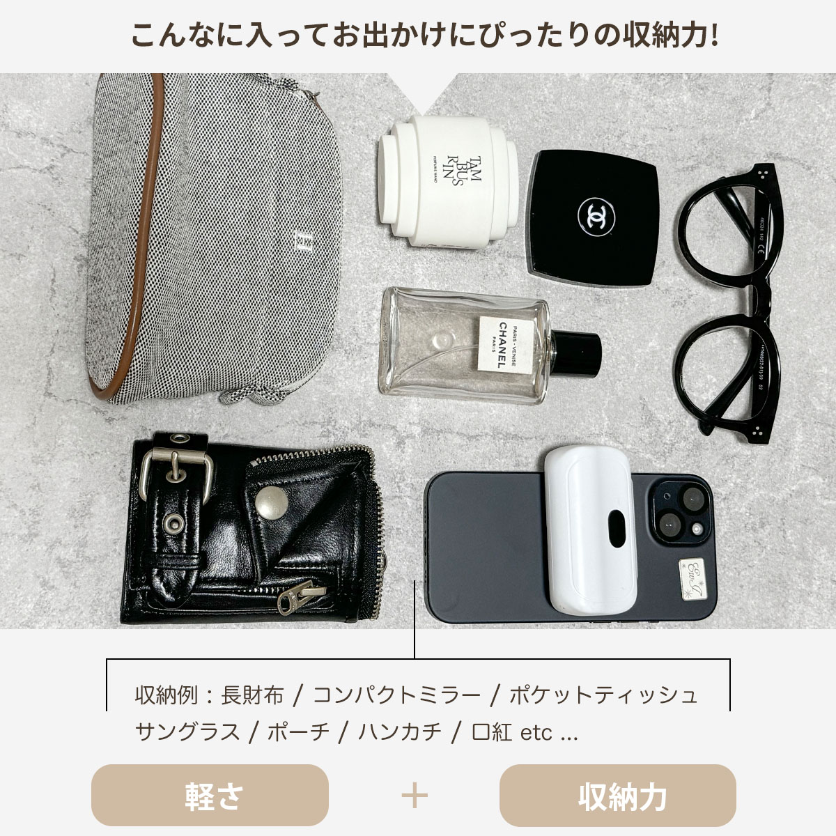 お財布ショルダー/レディース