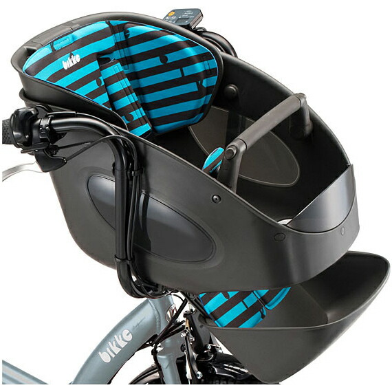 ブリヂストン bikke POLAR用 フロントチャイルドシートクッション FBP-K BDG ボーダーブルー