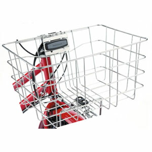 【メーカー純正品】【正規代理店品】ブリヂストン バスケット HYDEE.II dd用フロントバスケットBK-HDB.C ステンレス 2019年モデル以降のHYDEE.II dd に対応しています【自転車用品】