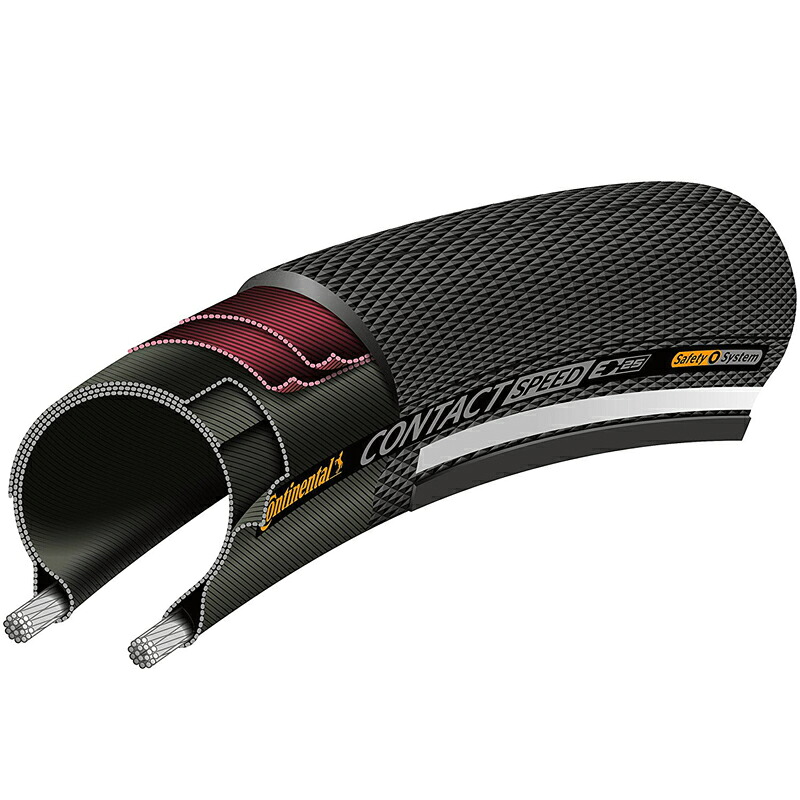 【メーカー純正品】【正規代理店品】【正規輸入品】 コンチネンタル(Continental) クロスバイクタイヤ コンタクト2スピード CONTACT SPEED 28×1 1/4 【自転車用品】