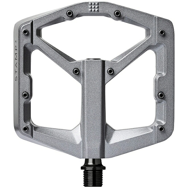 【メーカー純正品】【正規代理店品】CRANKBROTHERS(クランクブラザーズ) ペダル スタンプ3 ラージ グレー マグネシウム 【自転車用品】｜自転車のトライ