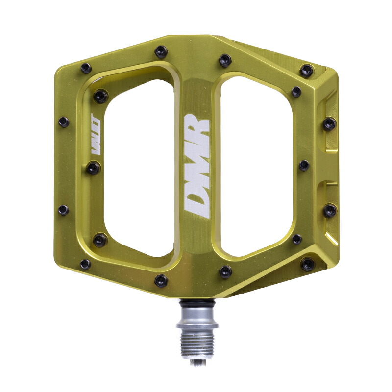 【製造会社純然たる品】【定め事代わりになる店品】DMR ペダル Vault Pedal  Lem Lime-v2 【銀輪装置】