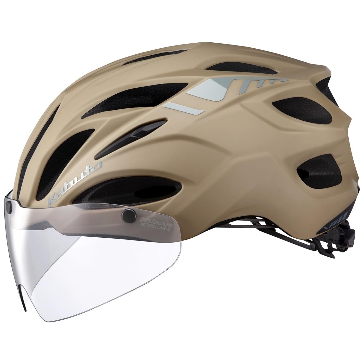【メーカー純正品】【正規代理店品】OGK KABUTO(オージーケーカブト) ヘルメット VITT マットコヨーテ S/Mサイズ｜自転車のトライ