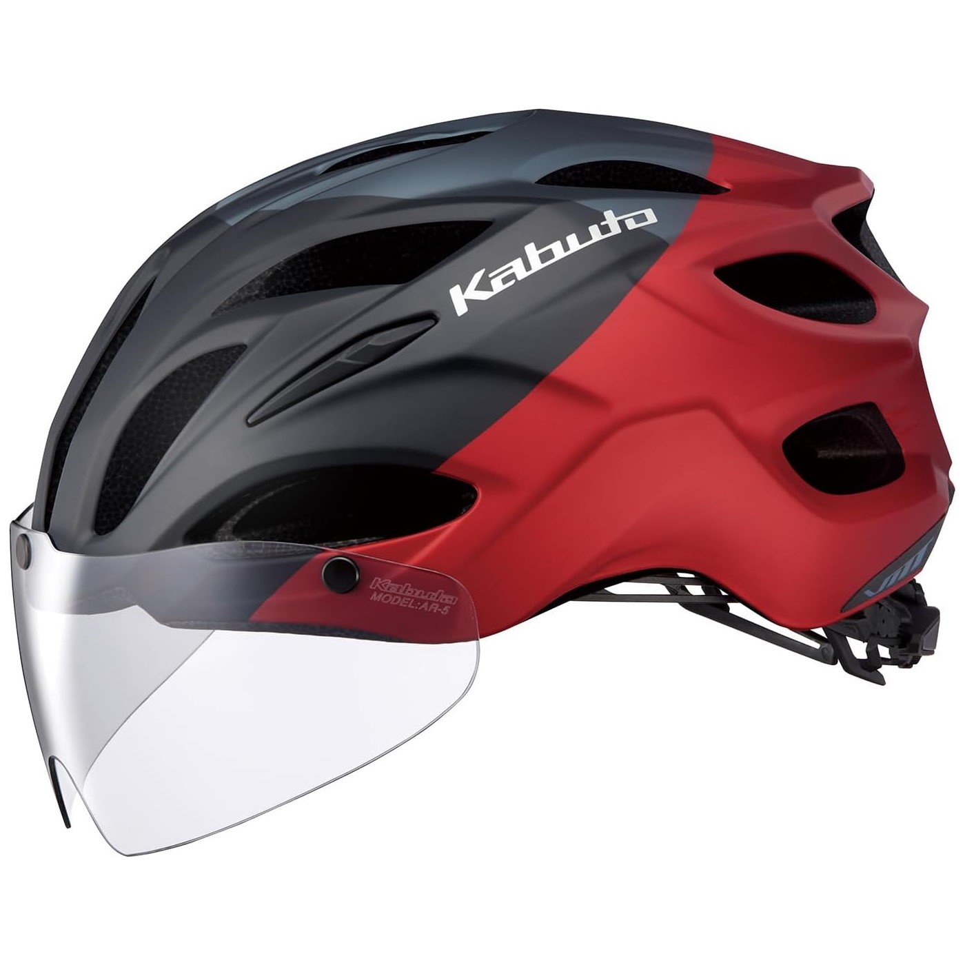 【メーカー純正品】【正規代理店品】OGK KABUTO(オージーケーカブト) ヘルメット VITT G-4マットブラックレッド S/Mサイズ｜自転車のトライ
