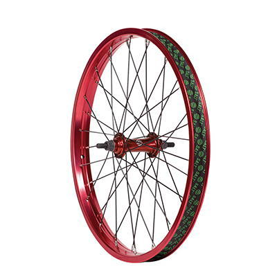 【メーカー純正品】【正規代理店品】SALT エベレスト フロントホイール 20インチ(ETRTO/406) レッド｜自転車のトライ