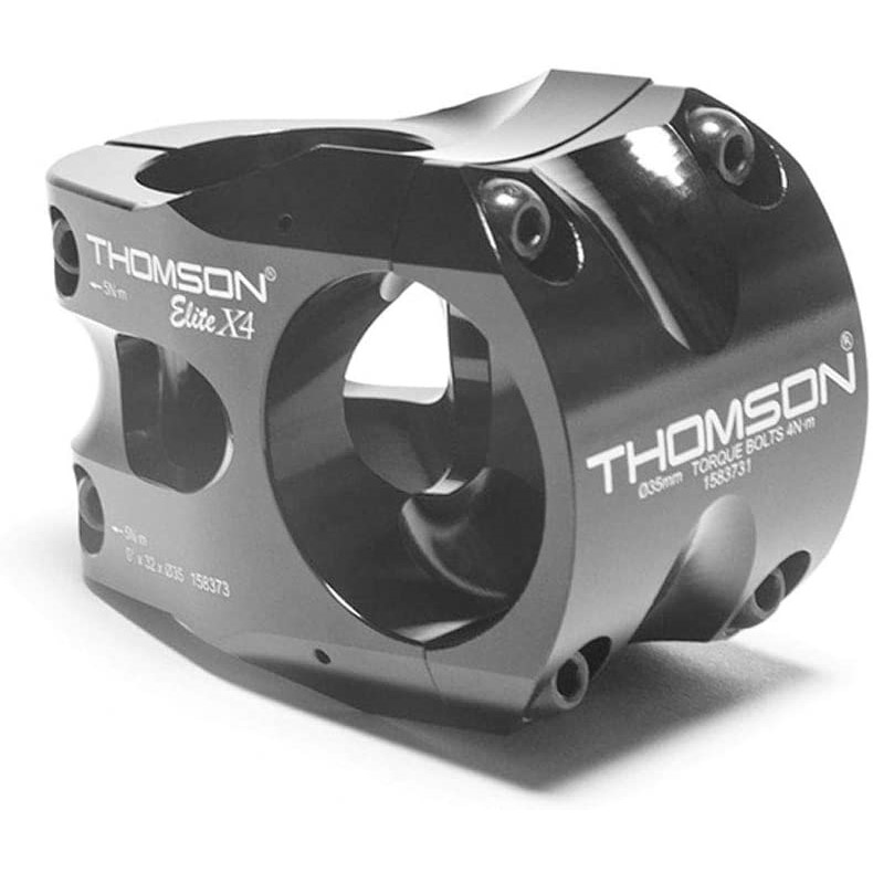 送料無料 Thomson ハンドルバーステム Elite 35mm X4 Stem 32mm 0 Blk 自転車用品 メーカー 純正品 正規代理店品