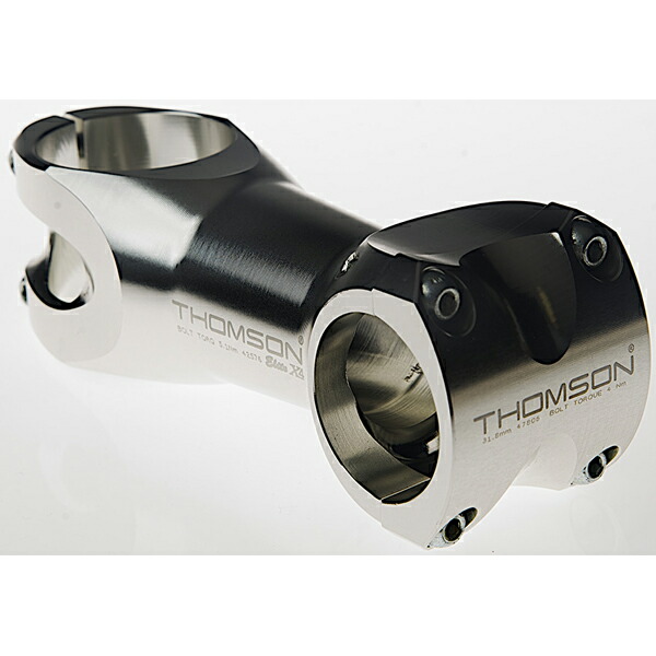 【メーカー純正品】【正規代理店品】THOMSON(トムソン) MTB STEM X4 31.8 80mm 0°SILVER 【自転車用品】 10,218円