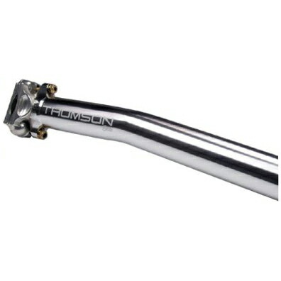 【製造会社純然たる品】【定め事代わりになる店品】THOMSON(トムソン) Elite SEAT POST SETBACK 410粍 SILVER 31.6 【銀輪装置】