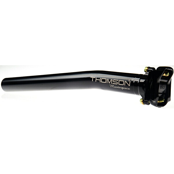 【メーカー純正品】【正規代理店品】THOMSON(トムソン) Masterpiece Seatpost 330mm BLK SetBack 27.2mm 【自転車用品】｜自転車のトライ