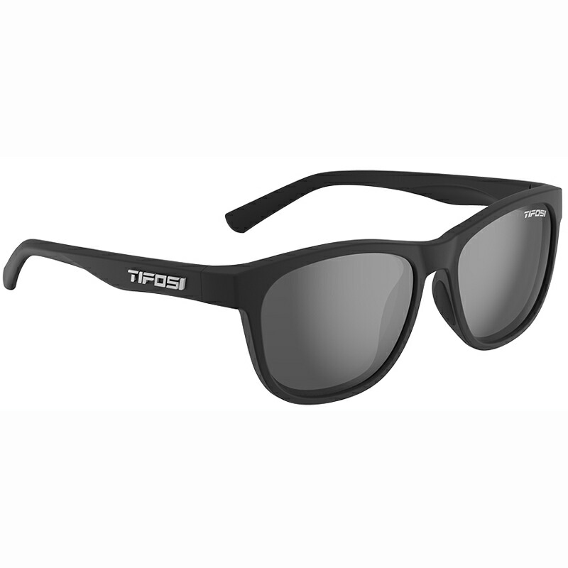 【製造会社純然たる品】【定め事代わりになる店品】ティフォージ(TIFOSI) アイウエア POLARIZED スワンク 繻子黒いこと スモークポラライズド 【銀輪装置】