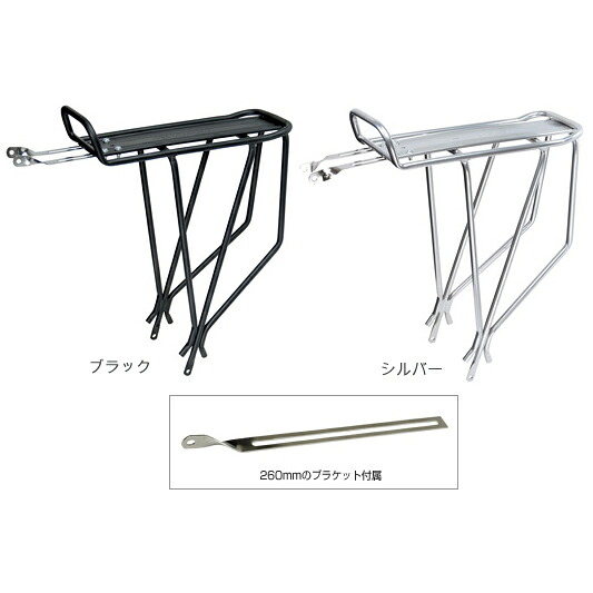【メーカー純正品】【正規代理店品】TIOGA(タイオガ) キャリヤー TIG リヤ チューブラ 【自転車用品】