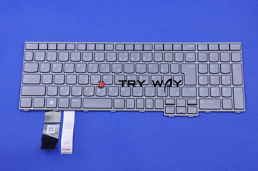 Lenovo ThinkPad T T16 Gen 2、ThinkPad P P16s Gen 2、P16v Gen 1、P16v Gen 2  21HH 21HJ 21HK 21HL 21K9 21KA 21FC 21FD 21FE 21FF 21KX 21KY 日本語鍵盤 うしろ側点火装置付き添い人 薄墨色