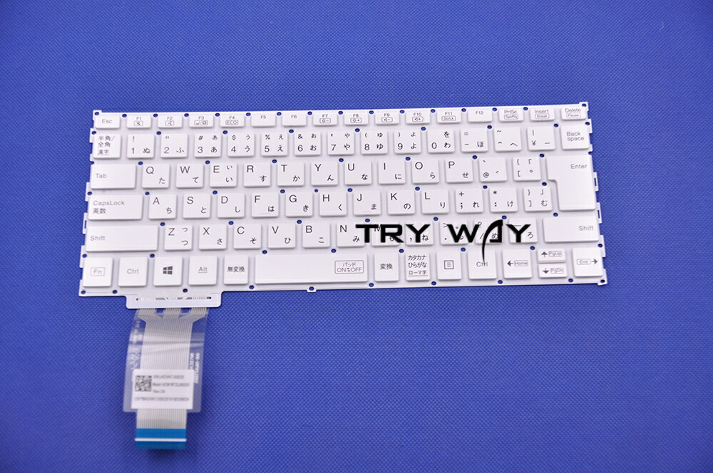 NEC 新品◇純正 LaVie 用 ノートパソコン 日本語キーボード ホワイト