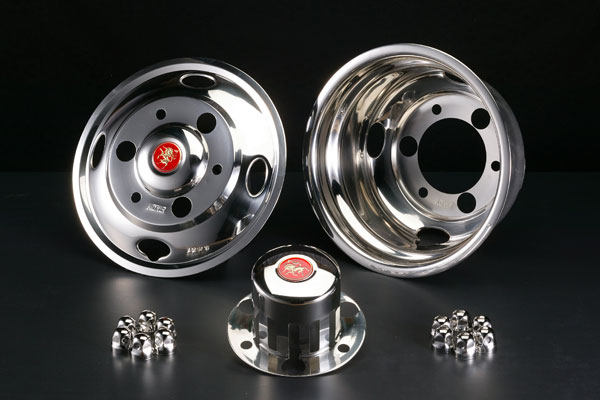 楽天市場】ステンレスホイールライナーセット 1.5t'20キャンター