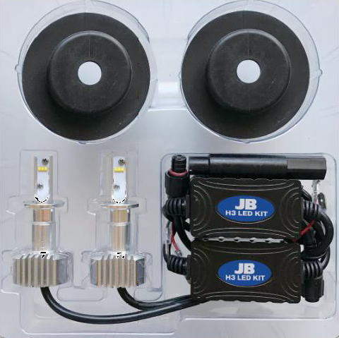 【LSL-602Y】激光 H3 LEDバルブキット　 黄淡色　12/24v