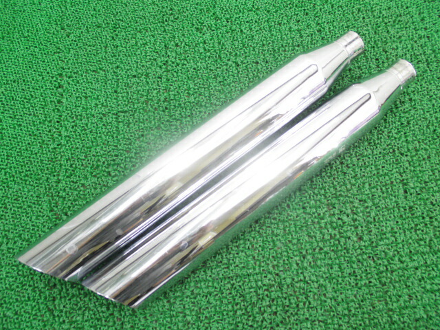 FXDWG1580 サイレンサーマフラー ハーレー 純正 バイク 部品 64700-08 64701-08 希少 激レア 車検 Genuine 【中古】 15