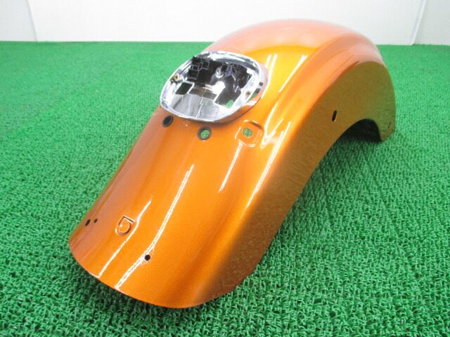 FLHR1580リアフェンダー橙Mハーレー純正バイク部品コケキズ無しそのまま使える車検Genuine【中古】 85|ティーエスパーツ 店
