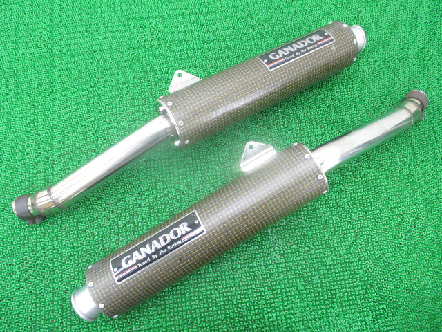 JHA製CB1300SFサイレンサーマフラー社外バイク部品SC40GANADORカーボンスリップオンコケキズ無し【中古】 84｜ティーエスパーツ　店