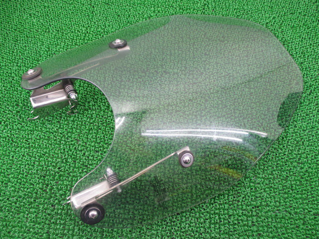FXST1580スクリーンハーレー純正バイク部品割れ欠け無しそのまま使える車検Genuine【中古】 40