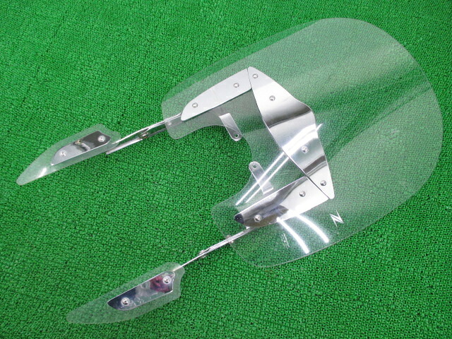 カワサキ 純正 バイク 部品 バルカン900クラシック スクリーン 純正 2013年式外し VN900B-077*** コケキズ無し 割れ欠け無し 車検 Genuine 【中古】