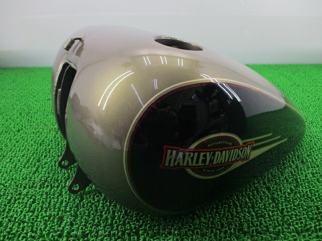 FLSTF1450タンクガンM/黒ハーレー純正バイク部品状態良好コケキズ無しそのまま使えるソフテイル車検Genuine【中古】 9