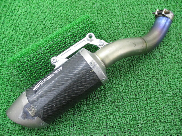 GRAVES製トゥオーノV4RサイレンサーマフラーZD4TY0015CS000***社外バイク部品アプリリア2012年式外しチタンカーボンスリップオン機能的問題なし【中古】 42