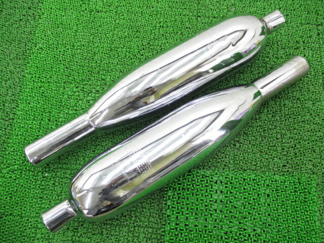 サンダーバード サイレンサーマフラー 左右 SMTTC339JMS027*** トライアンフ(TRIUMPH) 純正 バイク 部品 トライアンフ 1995年式外し 修復素材に お安くどうぞ 車検 Genuine 【中古】 22