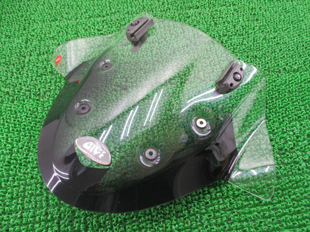 社外バイク部品GIVI製Vストローム650スクリーン社外VP56Aエアフロースライドスクリーンベースコンディション良好割れ欠け無し【中古】｜ティーエスパーツ　店