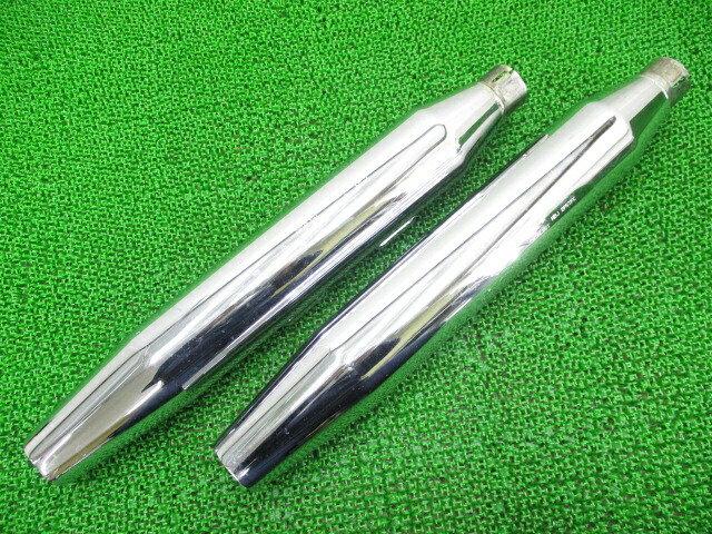 ハーレー 純正 バイク 部品 FLSTF1580 サイレンサーマフラー 純正 65939-07 64961-07 コケキズ無し 品薄 希少品 車検 Genuine