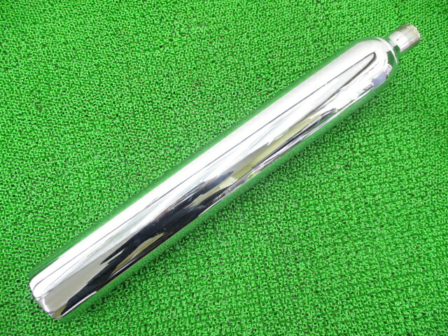 FLD1580 サイレンサーマフラー ハーレー 純正 バイク 部品 コケキズ無し 品薄 希少品 ダイナ 車検 Genuine 【中古】 25
