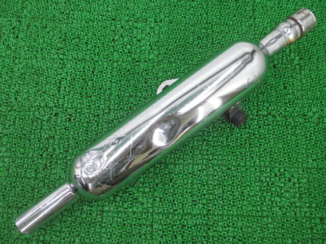 エストレヤ サイレンサーマフラー K396 カワサキ 純正 バイク 部品 エストレア BJ250A コケキズ無し 穴あき無し 車検 Genuine 【中古】 Zf