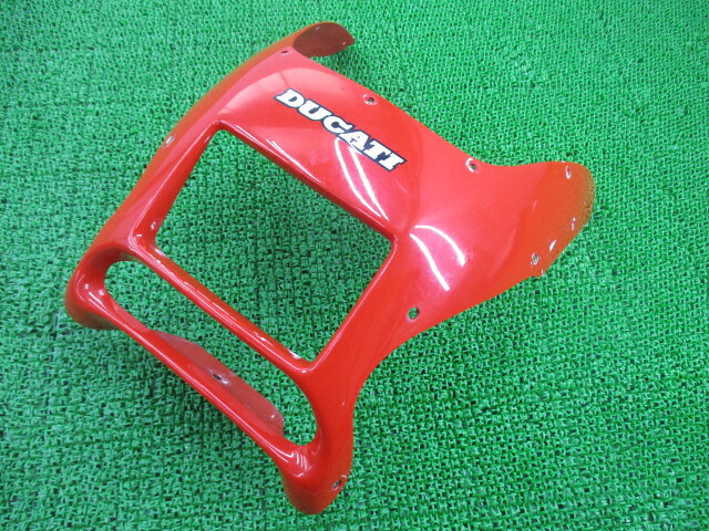 900SS アッパーカウル 赤 ドゥカティ 純正 バイク 部品 88-90年 750SPORTにも コケキズ無し そのまま使える 修復素材に 車検 Genuine 【中古】｜ティーエスパーツ　店