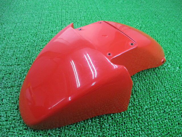 906PASO フロントフェンダー 赤 ドゥカティ 純正 バイク 部品 750PASO 割れ欠け無し そのまま使える 修復素材に コケキズ無し 車検 Genuine 【中古】