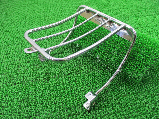バルカン400リアキャリアカワサキ純正バイク部品VN400Aオプション曲がり無し品薄希少品車検Genuine【中古】 12