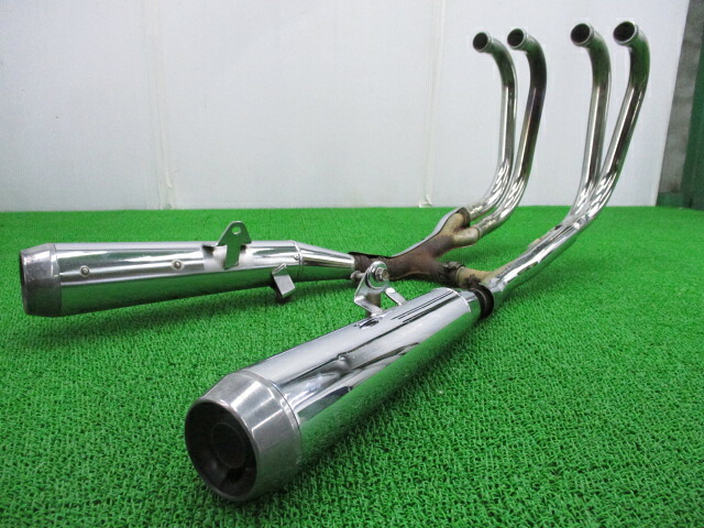 ゼファー1100 マフラー カワサキ 純正 バイク 部品 ZR1100A K296 M035 ZEPHYR1100 フルエキ ノーマルマフラー 車検 Genuine 【中古】