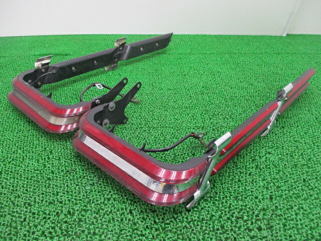 FLHP1340サイドマーカー左右ハーレー純正バイク部品ショベルロードキングポリス割れ欠け無しツアーパックライトキット当時物車検Genuine【中古】 43
