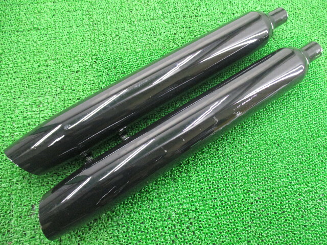 FLHTCU1580 サイレンサーマフラー ハーレー 純正 バイク 部品 65748-09 65949-09 コケキズ無し 09～16式ツーリング FLHTCU FLHTK 車検 Genuine 【中古】