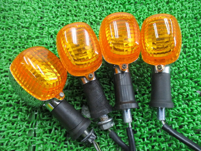 W650 ウインカー EJ650A カワサキ 純正 バイク 部品 4個セット W400 エストレヤ エストレア バリオスII 車検 Genuine 【中古】|ティーエスパーツ 店