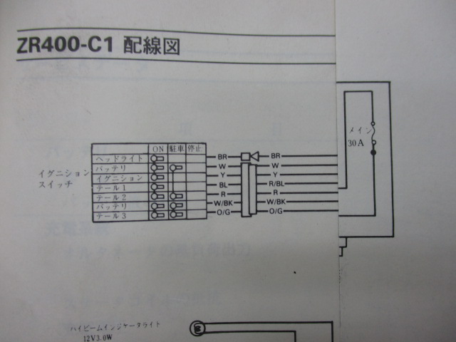 税込 カワサキ 正規 バイク 整備書 ゼファー400 サービスマニュアル 1版 Zr400 C1 Zr400c 配線図有り 第2刷 車検 整備情報 Fucoa Cl