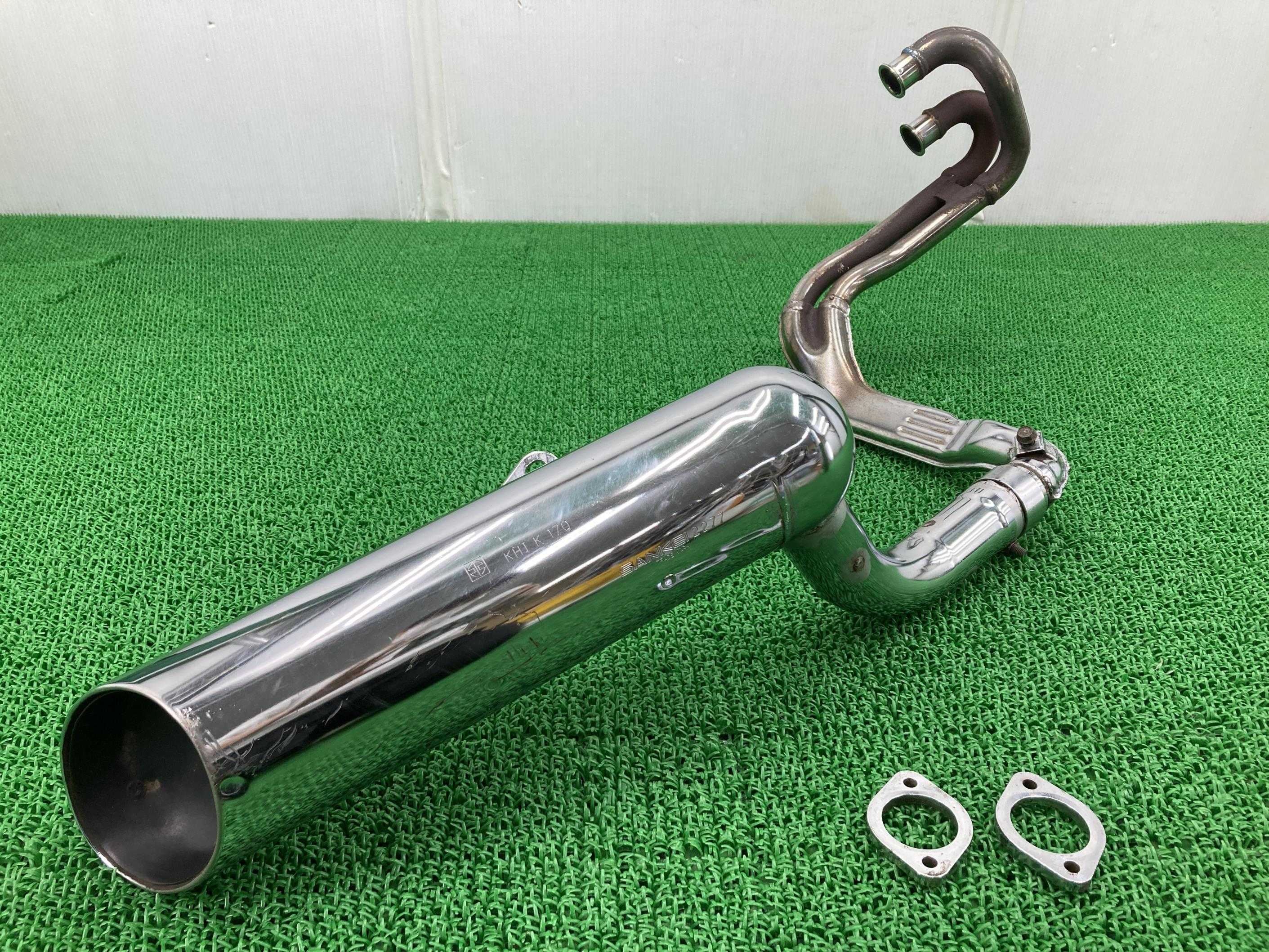 エリミネーター250SE マフラー カワサキ 純正 バイク 部品 EL250A フルエキ フランジ付き 車検 Genuine 【中古】 20,572円