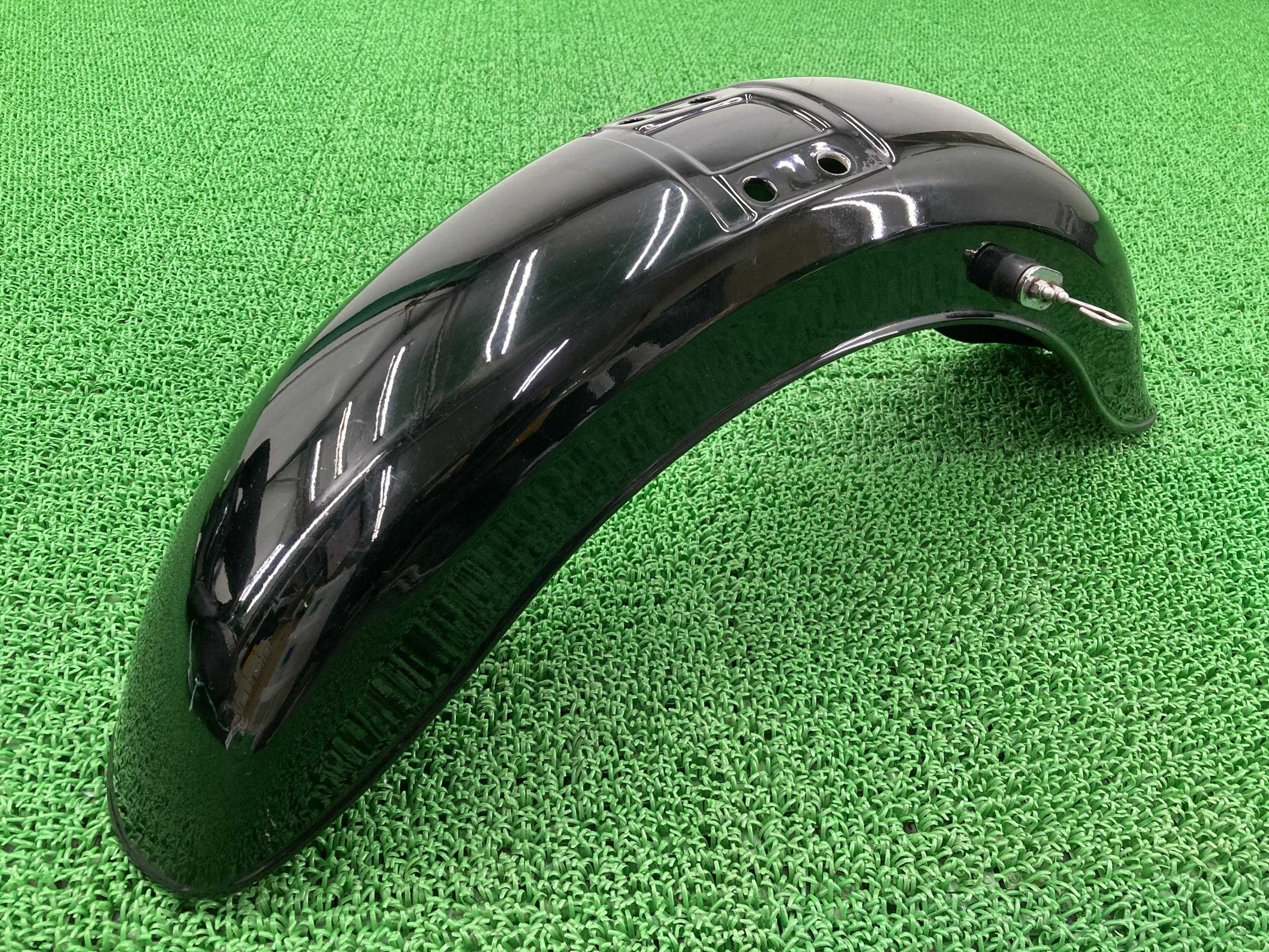 カリフォルニアストーンフロントフェンダー黒モトグッチ純正バイク部品2003年式外しZGUKDC4203M111***凹み無しコケキズなし修復にノーマル戻しに車検Genuine【中古】